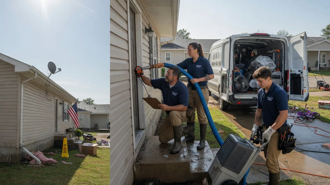 Ceiling Water Damage Restoration in Pitts, GA near me